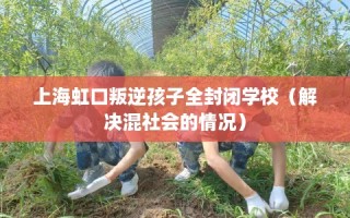 上海虹口叛逆孩子全封闭学校（解决混社会的情况）