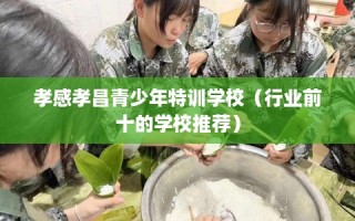 孝感孝昌青少年特训学校（行业前十的学校推荐）