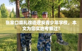 张家口崇礼改造逆反青少年学校，本文为您实地考察过！