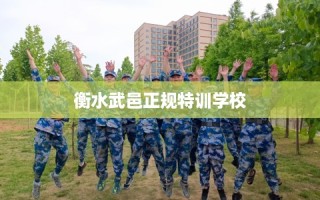 衡水武邑正规特训学校