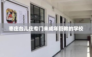 枣庄台儿庄专门未成年管教的学校