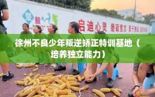 徐州不良少年叛逆矫正特训基地（培养独立能力）
