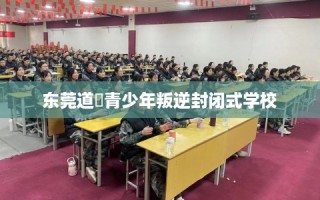 东莞道滘青少年叛逆封闭式学校