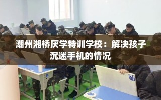 潮州湘桥厌学特训学校：解决孩子沉迷手机的情况
