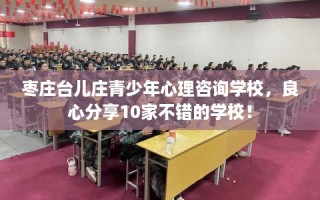 枣庄台儿庄青少年心理咨询学校，良心分享10家不错的学校！