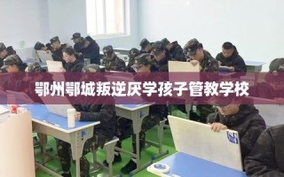 鄂州鄂城叛逆厌学孩子管教学校