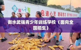 衡水武强青少年训练学校（面向全国招生）