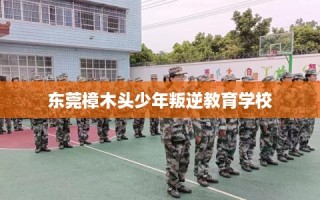 东莞樟木头少年叛逆教育学校