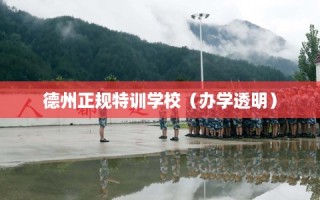 德州正规特训学校（办学透明）