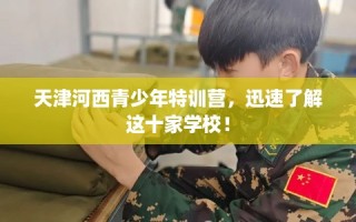 天津河西青少年特训营，迅速了解这十家学校！