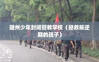 随州少年封闭管教学校（拯救叛逆期的孩子）