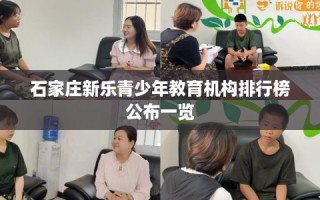 石家庄新乐青少年教育机构排行榜公布一览