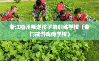 浙江衢州叛逆孩子的训练学校（专门戒游戏瘾学校）