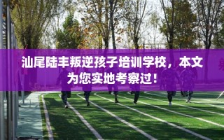 汕尾陆丰叛逆孩子培训学校，本文为您实地考察过！
