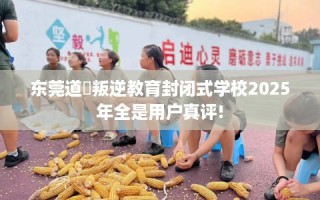 东莞道滘叛逆教育封闭式学校2025年全是用户真评!