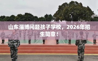 山东淄博问题孩子学校，2026年招生简章！