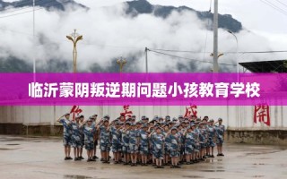 临沂蒙阴叛逆期问题小孩教育学校