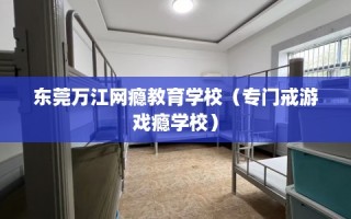 东莞万江网瘾教育学校（专门戒游戏瘾学校）