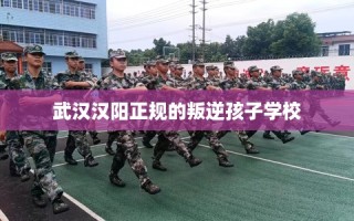 武汉汉阳正规的叛逆孩子学校
