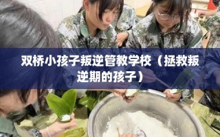 双桥小孩子叛逆管教学校（拯救叛逆期的孩子）