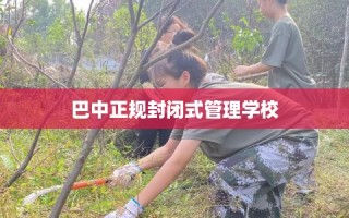 巴中正规封闭式管理学校