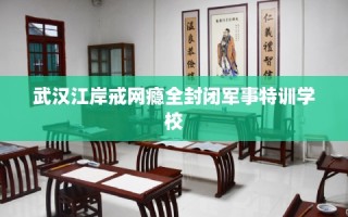 武汉江岸戒网瘾全封闭军事特训学校