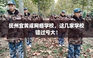 抚州宜黄戒网瘾学校，这几家学校错过亏大！