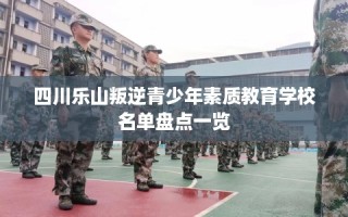 四川乐山叛逆青少年素质教育学校名单盘点一览