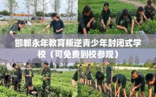 邯郸永年教育叛逆青少年封闭式学校（可免费到校参观）