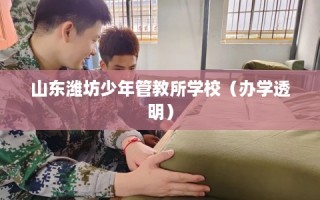 山东潍坊少年管教所学校（办学透明）