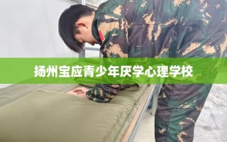 扬州宝应青少年厌学心理学校