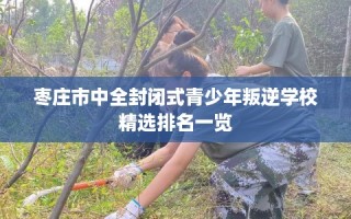 枣庄市中全封闭式青少年叛逆学校精选排名一览
