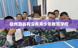 宿州泗县有没有青少年教育学校