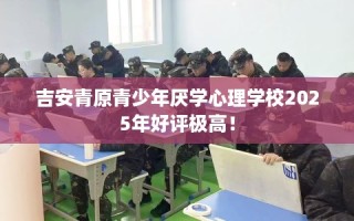 吉安青原青少年厌学心理学校2025年好评极高！