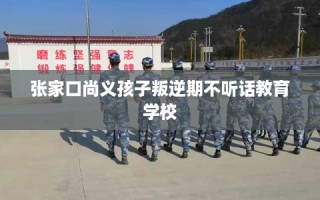 张家口尚义孩子叛逆期不听话教育学校