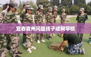 宜春袁州问题孩子戒网学校