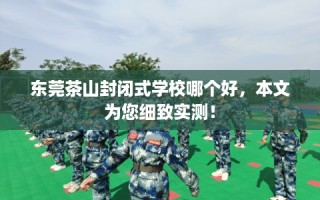 东莞茶山封闭式学校哪个好，本文为您细致实测！