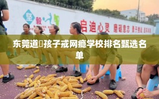 东莞道滘孩子戒网瘾学校排名甄选名单
