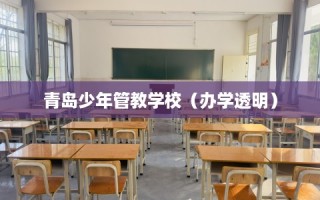 青岛少年管教学校（办学透明）