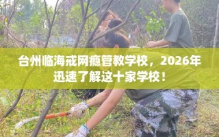 台州临海戒网瘾管教学校，2026年迅速了解这十家学校！