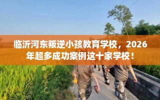 临沂河东叛逆小孩教育学校，2026年超多成功案例这十家学校！