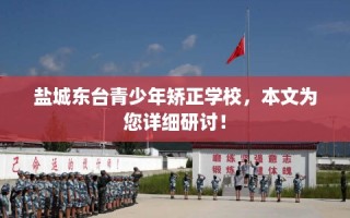 盐城东台青少年矫正学校，本文为您详细研讨！