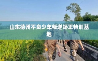 山东德州不良少年叛逆矫正特训基地