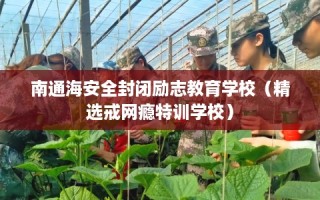 南通海安全封闭励志教育学校（精选戒网瘾特训学校）