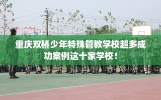 重庆双桥少年特殊管教学校超多成功案例这十家学校！