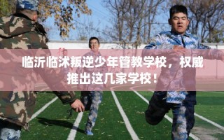 临沂临沭叛逆少年管教学校，权威推出这几家学校！