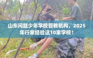 山东问题少年学校管教机构，2025年行家经验这10家学校！