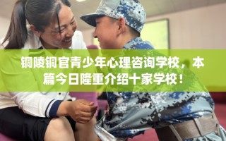 铜陵铜官青少年心理咨询学校，本篇今日隆重介绍十家学校！