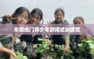 东莞虎门青少年封闭式训练营