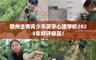 赣州全南青少年厌学心理学校2025年好评极高！